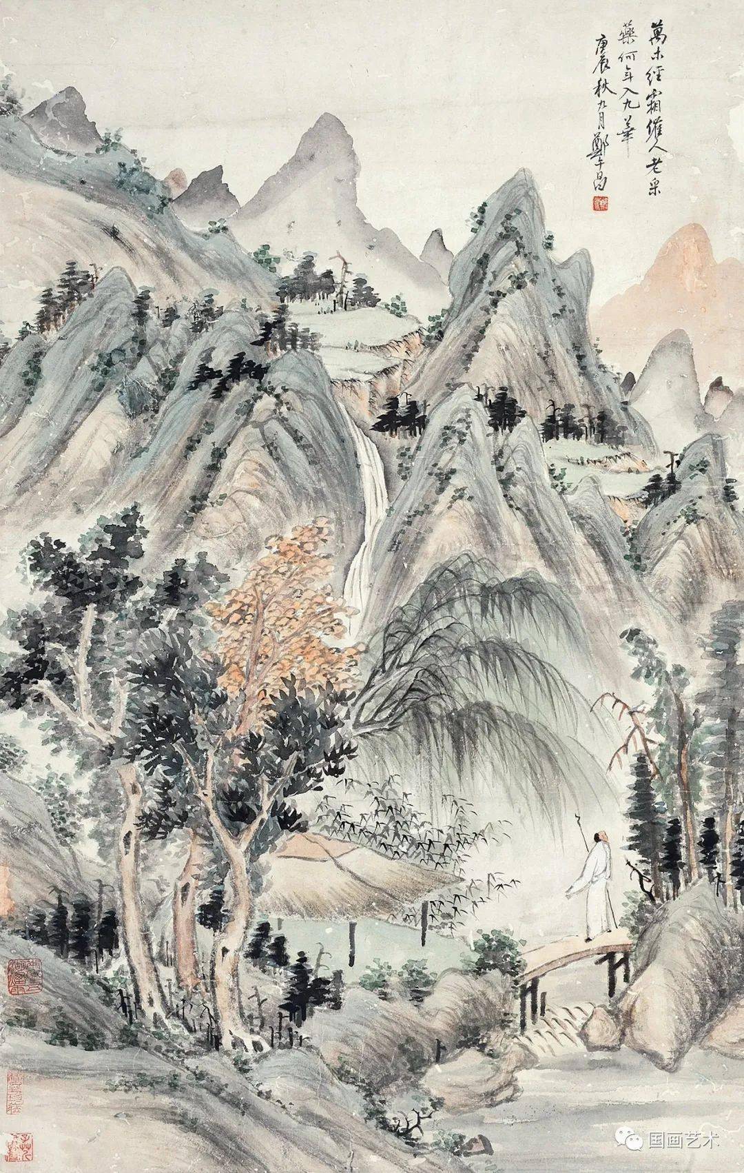郑午昌山水，浑厚苍茫_艺术