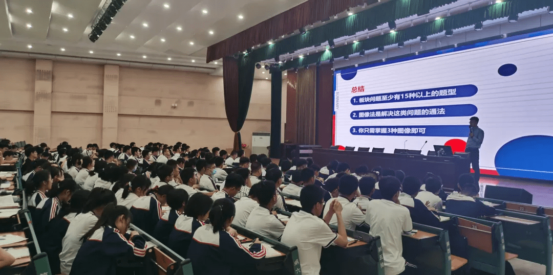 上清北张驰老师临沂巡讲现场毕业于清华大学的张驰老师也曾在校获得