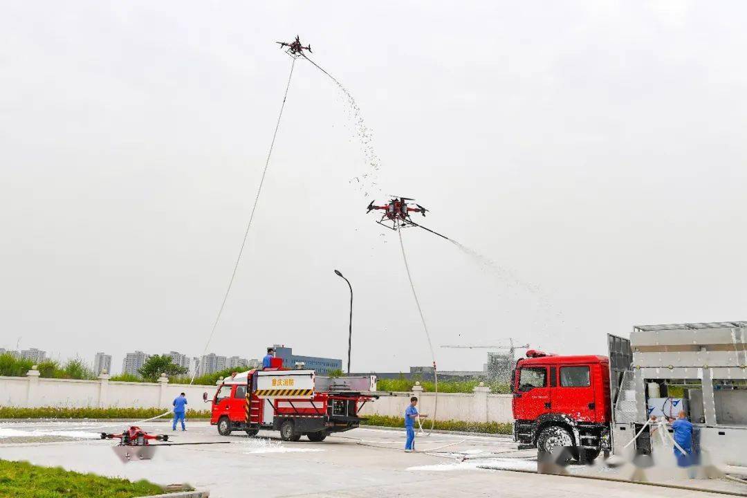 多款消防無人機已投入使用_製造