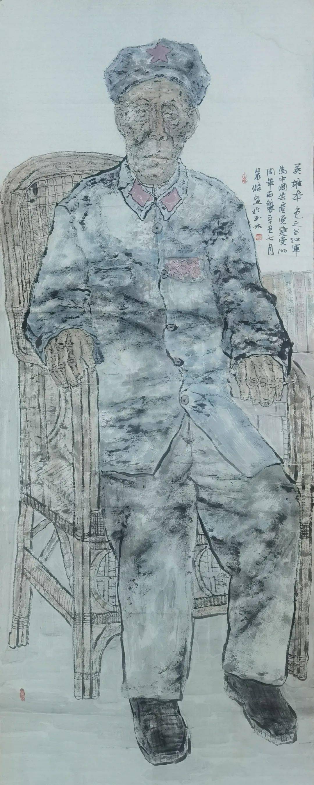 看展丨用画笔礼赞建党百年,看看玉林主题作品展的新作