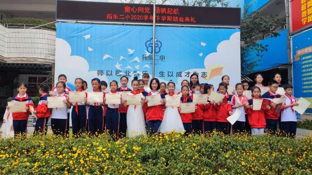 67童心向党扬帆起航拓东二小2020学年下学期结业典礼