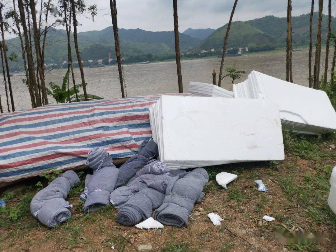 西江边查获大飞快艇发动机2台20吨冻肉查获走私案件2宗