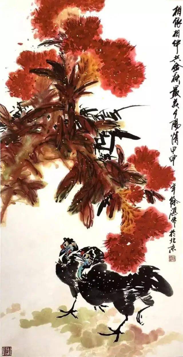 徐湛老师36幅高清花鸟作品，收藏了！_搜狐网