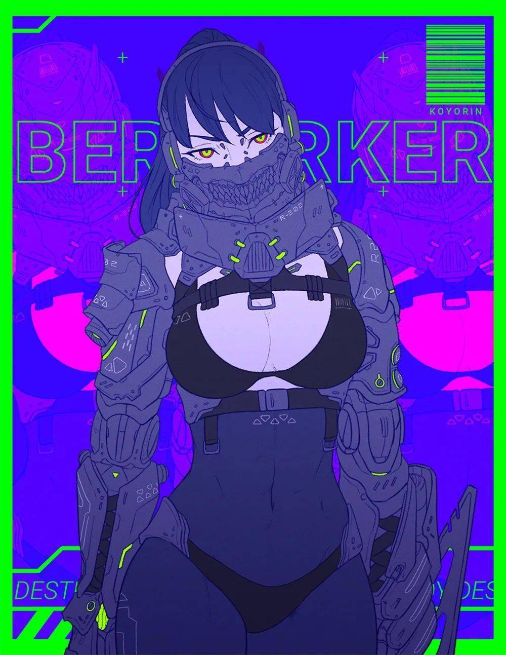 赛博朋克插画大赏