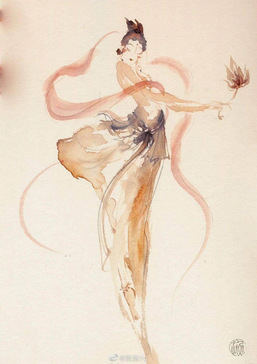 丹青如渔如仙似幻的中国风水墨画