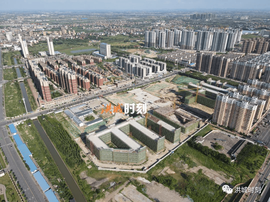 2022年投入使用南昌二中罗家校区主体封顶了