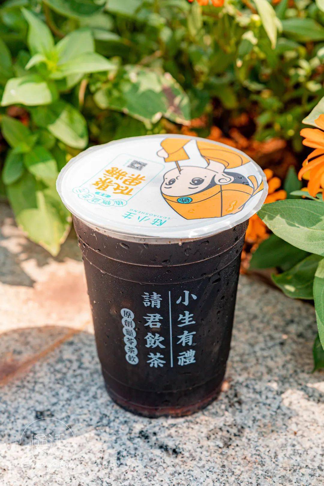 用龟苓膏做成的波波,这口感在别家奶茶店都找不到!