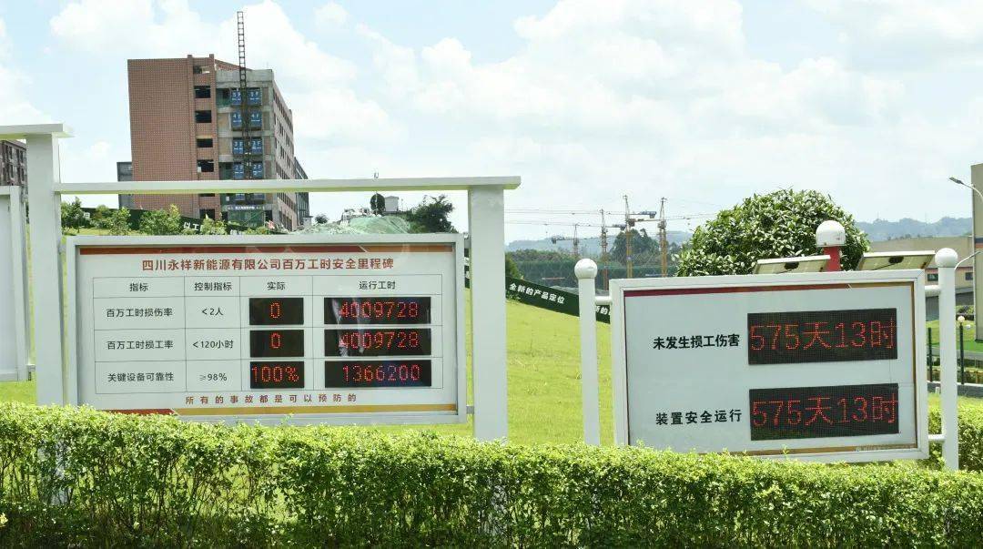 永祥新能源 "百万工时"安全里程碑成绩取得是所有永祥新能源人时刻