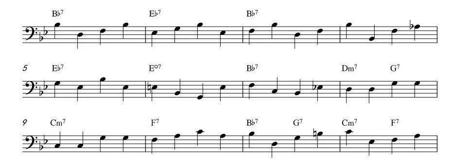 三步入门爵士walkingbass