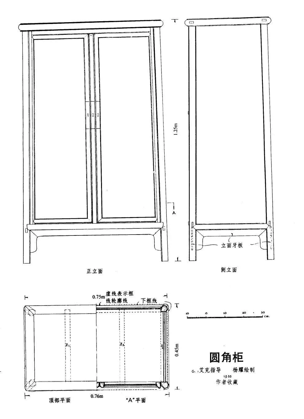 艾克关于圆角柜和方角柜的论述