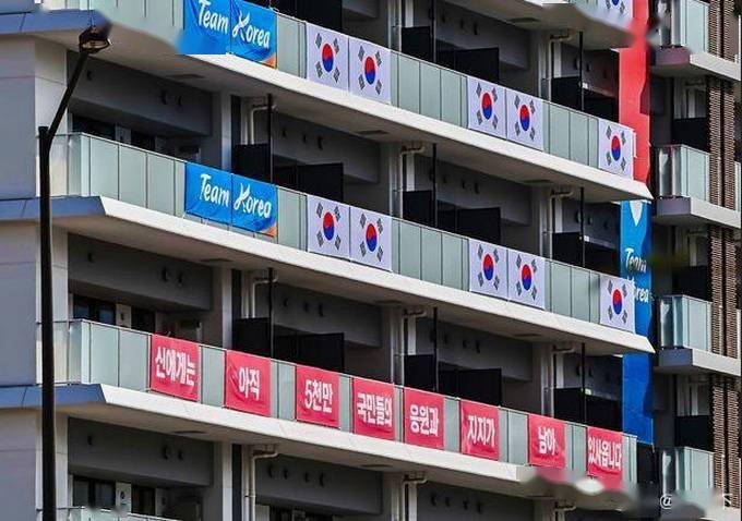 韩国代表团在奥运村贴抗日标语 日本网友彻底炸了 奥运会