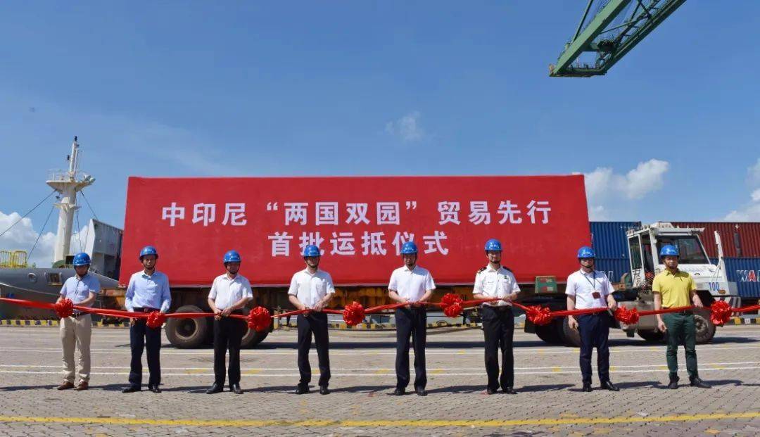中印尼"两国双园"贸易先行首批进口冻柜运抵福州港江阴港区_福清