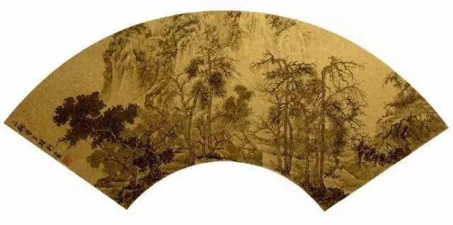 古今名家山水扇面高清欣赏