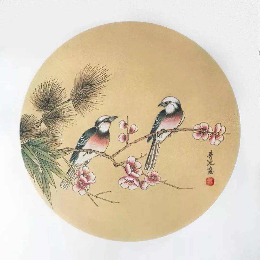 花鸟小品50幅,清新动人!_国画