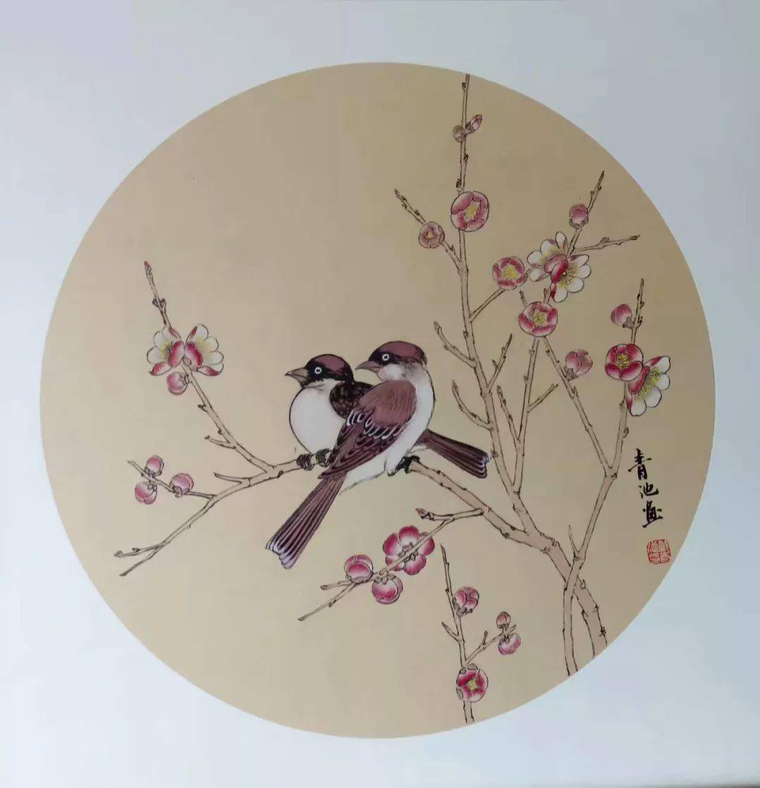 花鸟小品50幅,清新动人!_国画