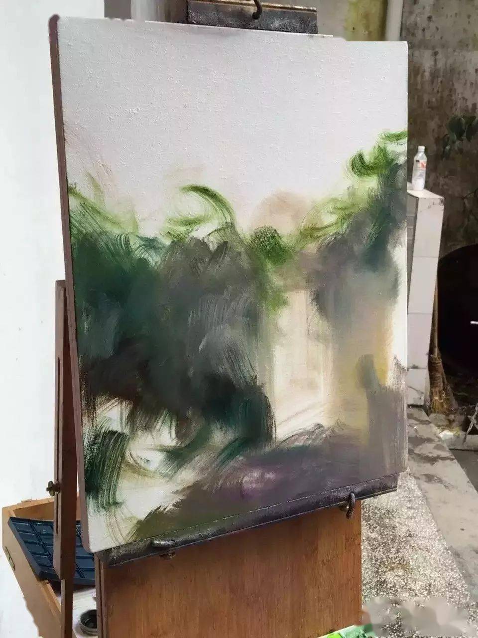 冷军风景写生作品