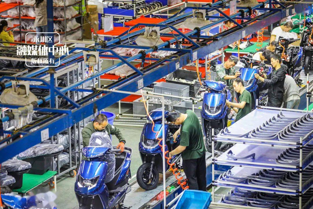 电动车永川生产基地100亿级新能源摩托车产业园永川提出打造以雅迪