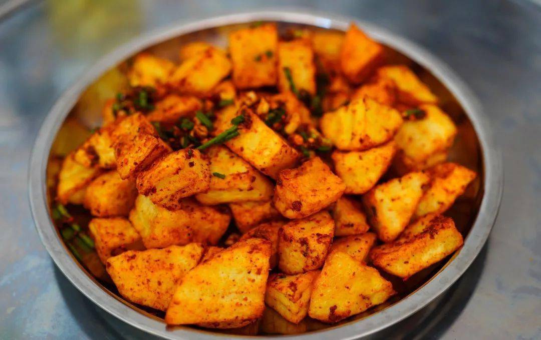 味难忘小吃店大邑特色油豆腐5元尝鲜