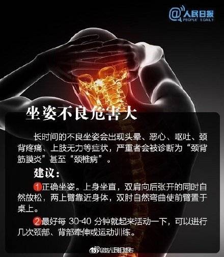 坐姿|别再“谋杀”颈椎！速转颈椎保养手册