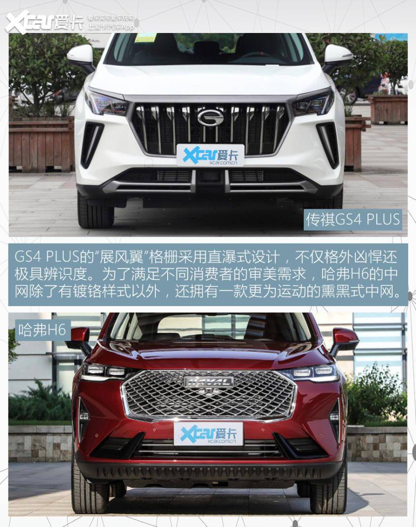 焕新后再掰手腕传祺gs4plus对比哈弗h6