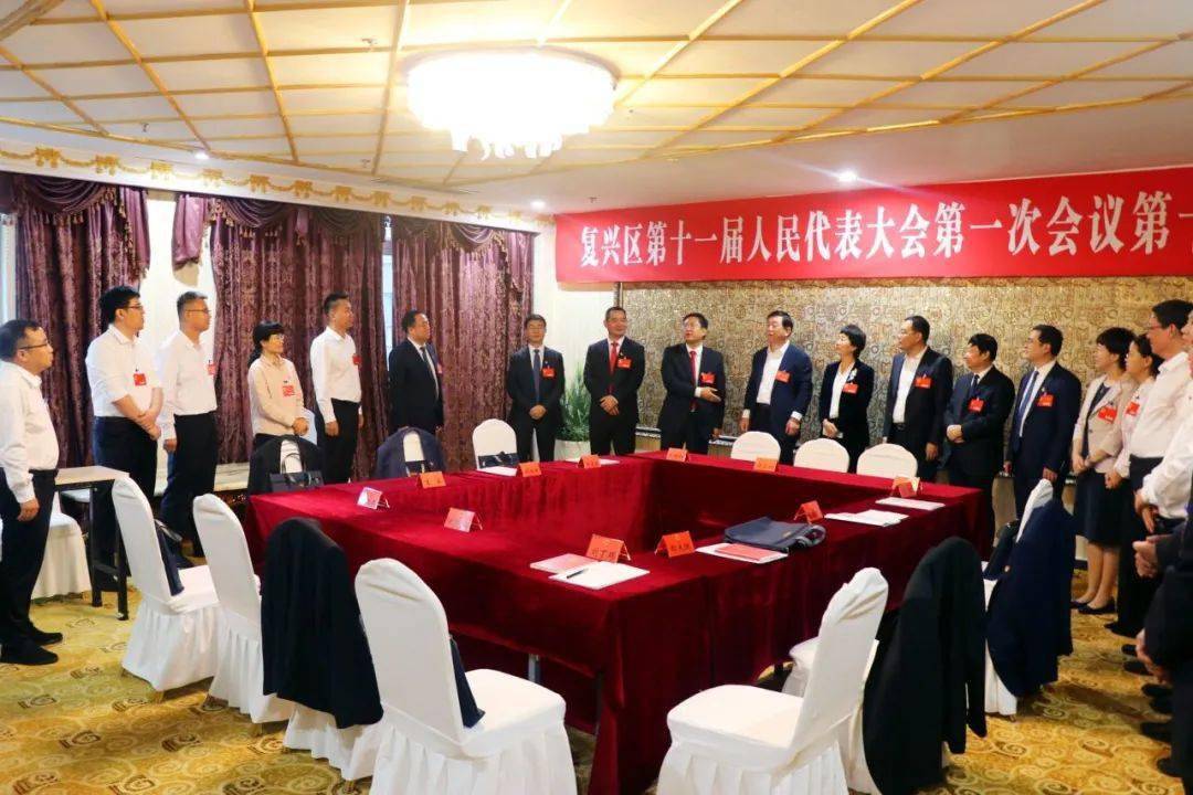 7月20日下午,区委书记李少锋,区委副书记,代区长李阳,区委副书记郑建