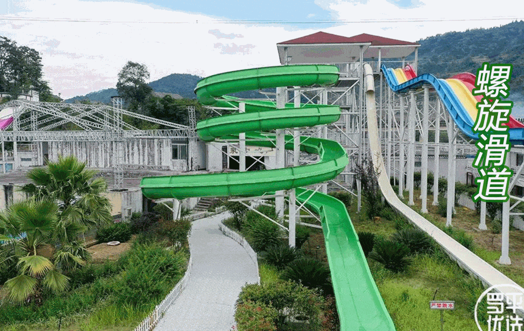 罗平大型水上乐园全新升级,新建温泉中心!儿童水寨,木屋别墅