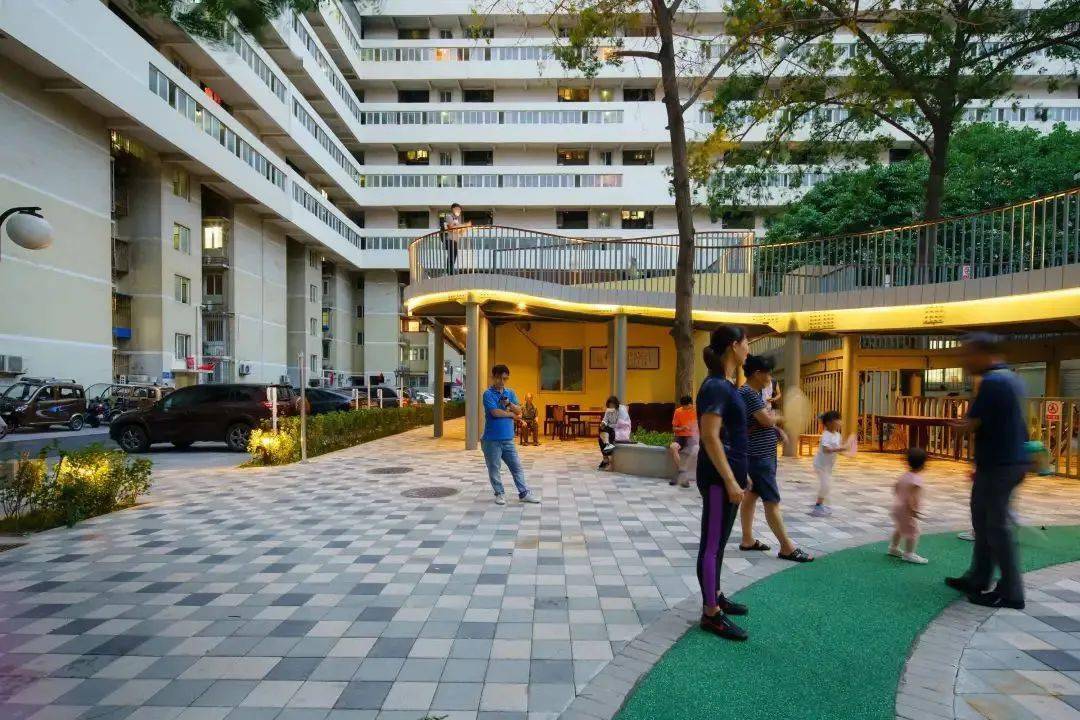 民安小区内公共空间"欢声笑语的院子"