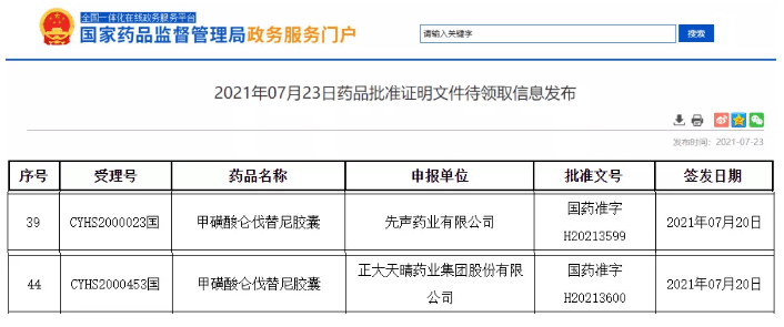 仑伐替尼南京正大天晴图片