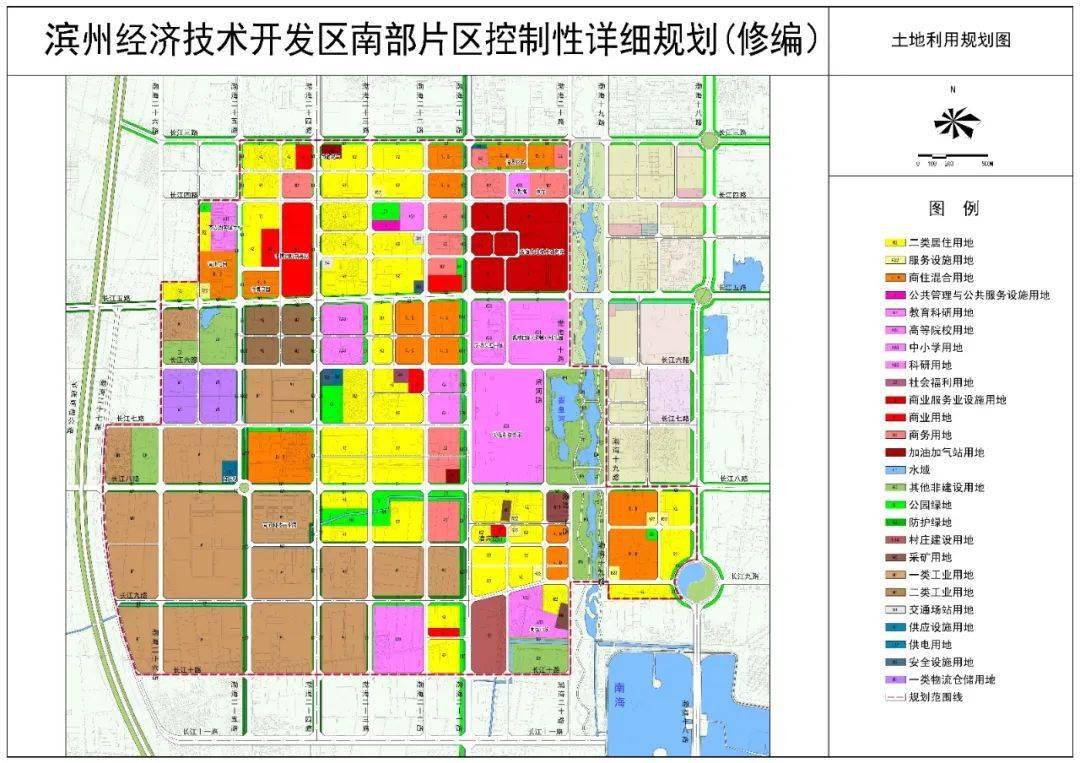 滨州高新区规划分布图图片