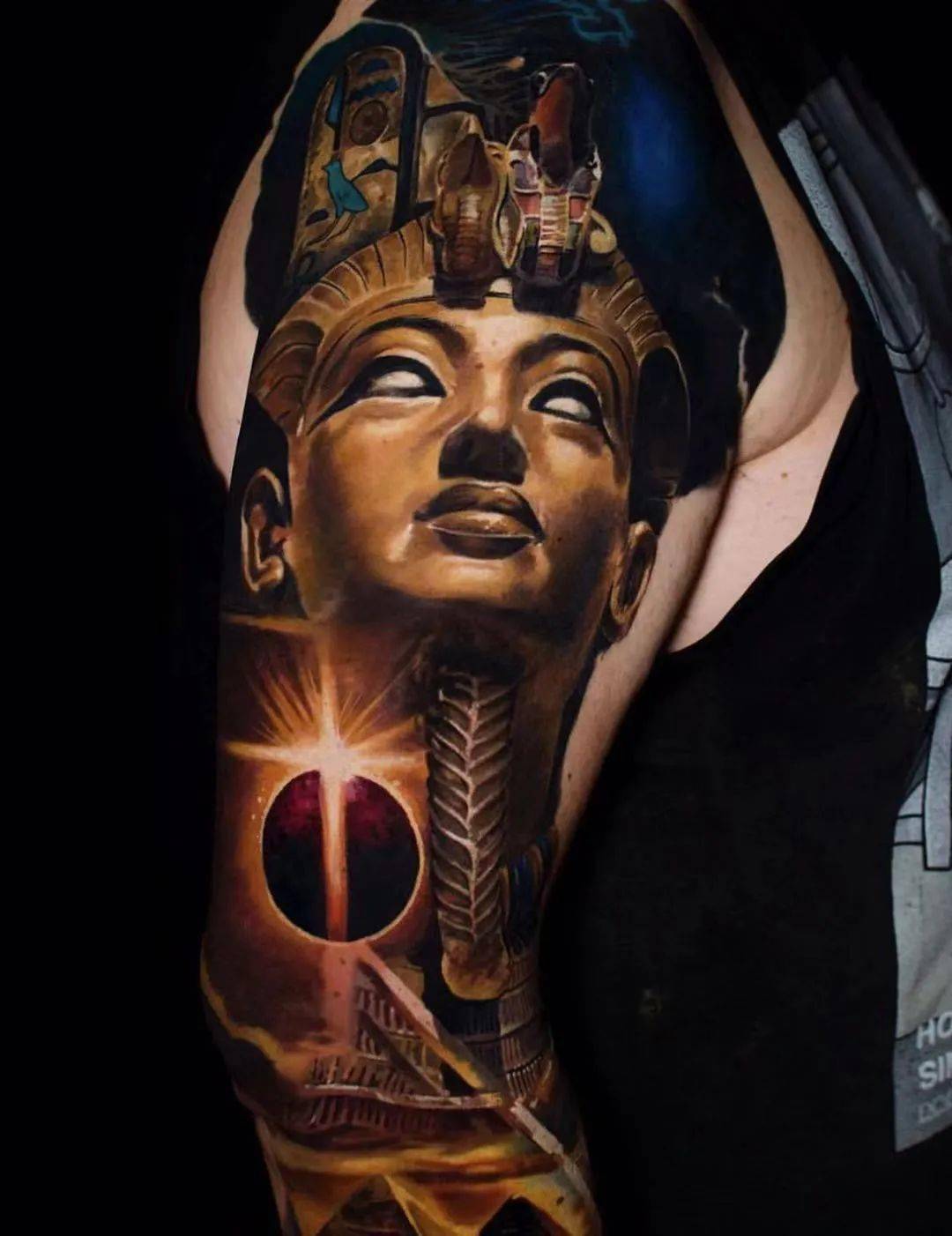 埃及纹身图案 守护神图片