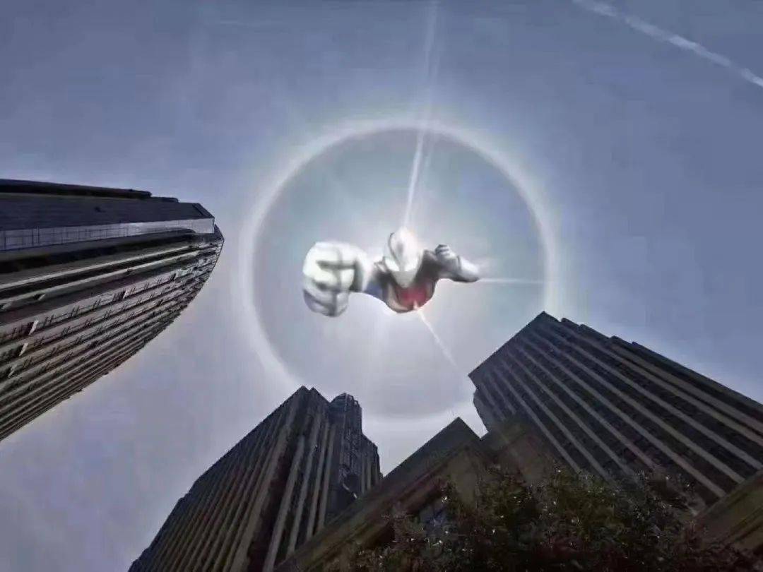 今天上午永春天空现彩虹光圈奇观!你看到了吗?