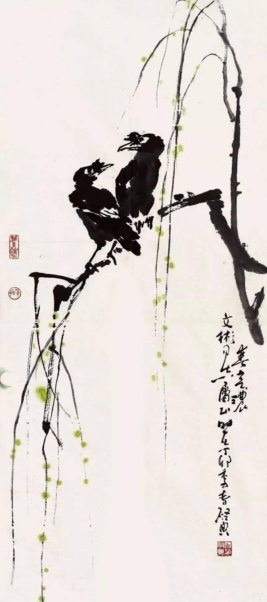 花香鸟语,国画名家笔下春意浓