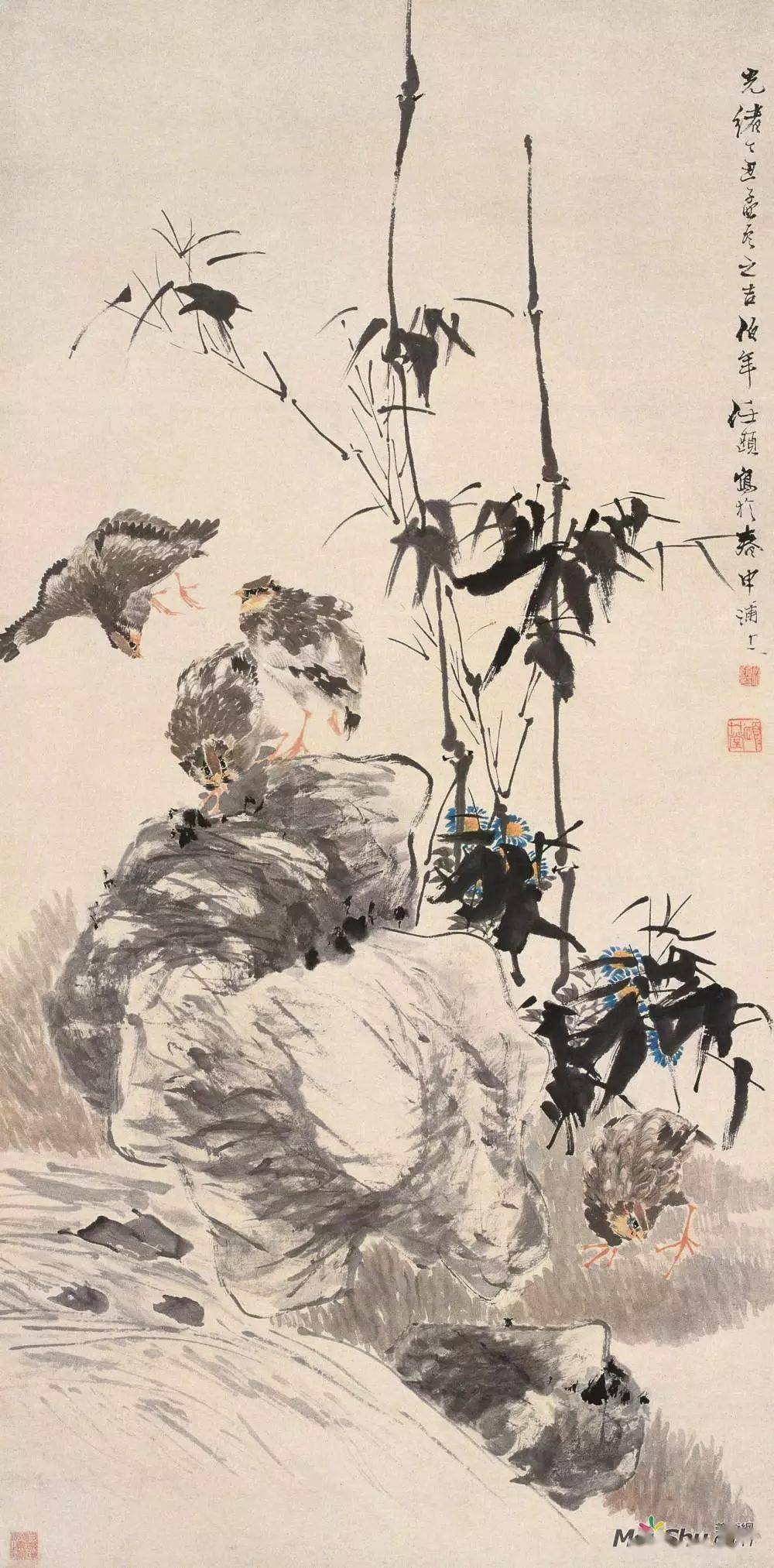 全集丨任伯年中国美术馆馆藏画180幅