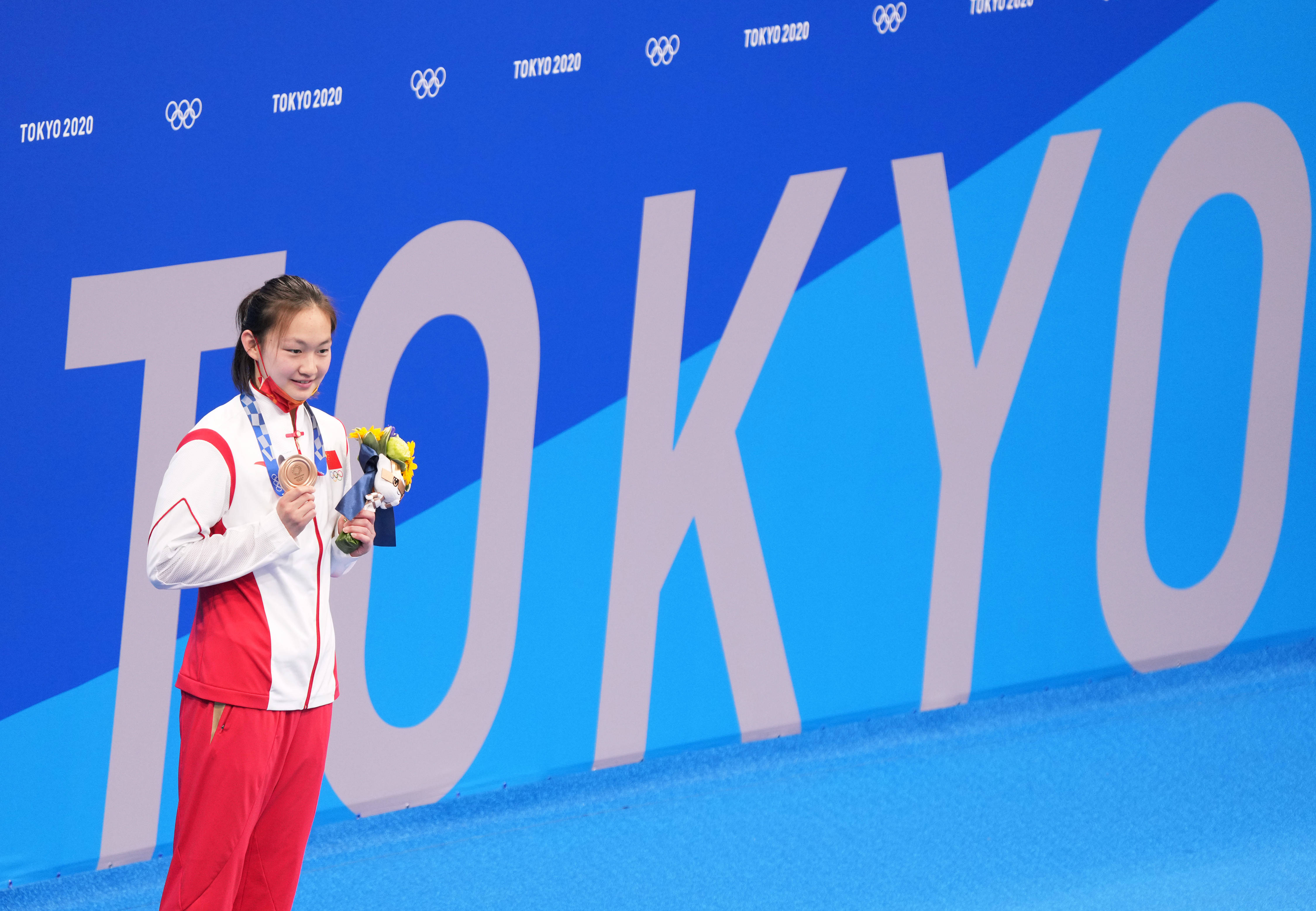 游泳——李冰洁获女子400米自由泳铜牌