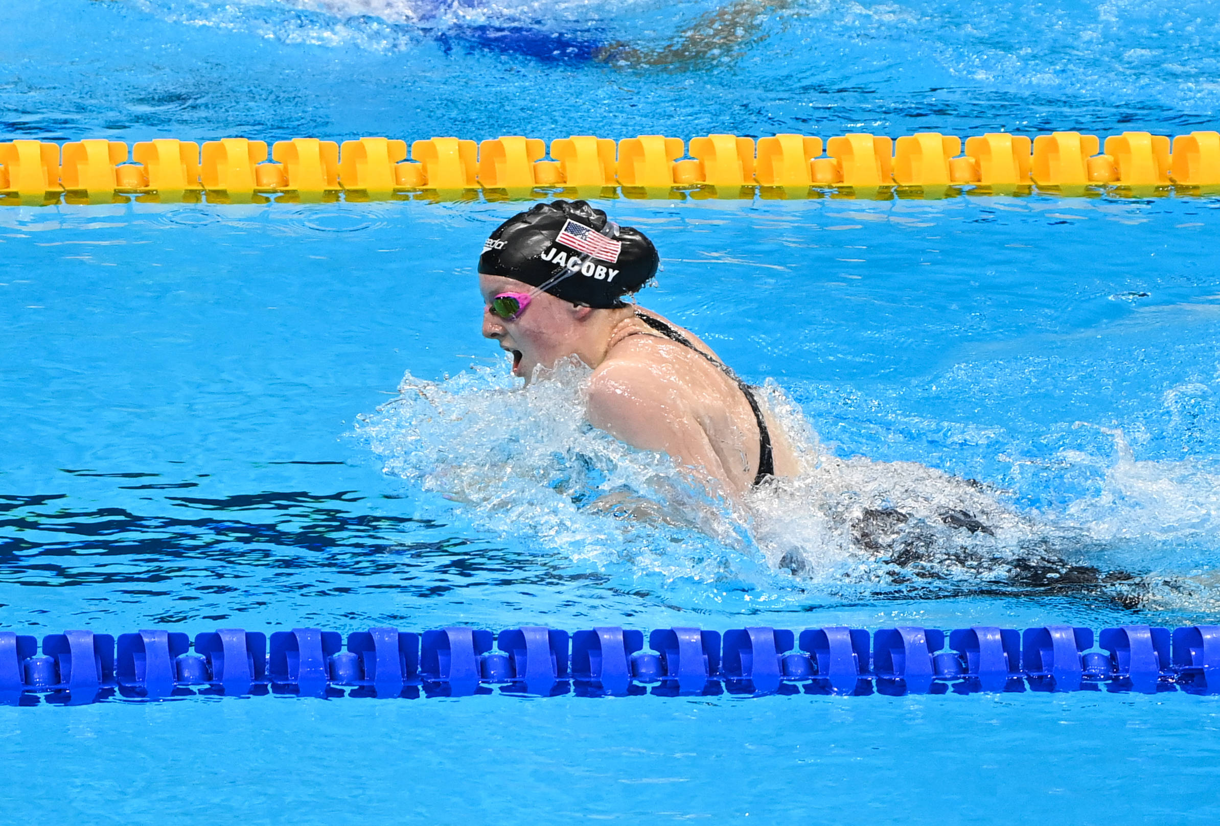 游泳女子100米蛙泳决赛赛况