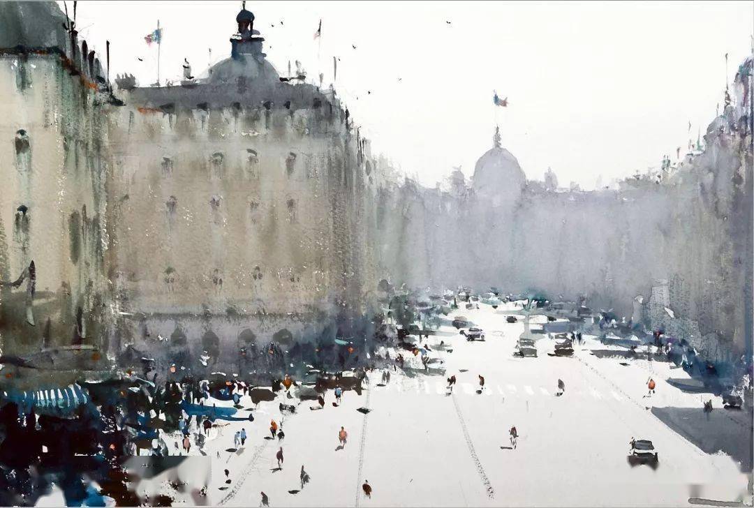 澳大利亚画家约瑟夫茨比科维奇水彩画作品欣赏