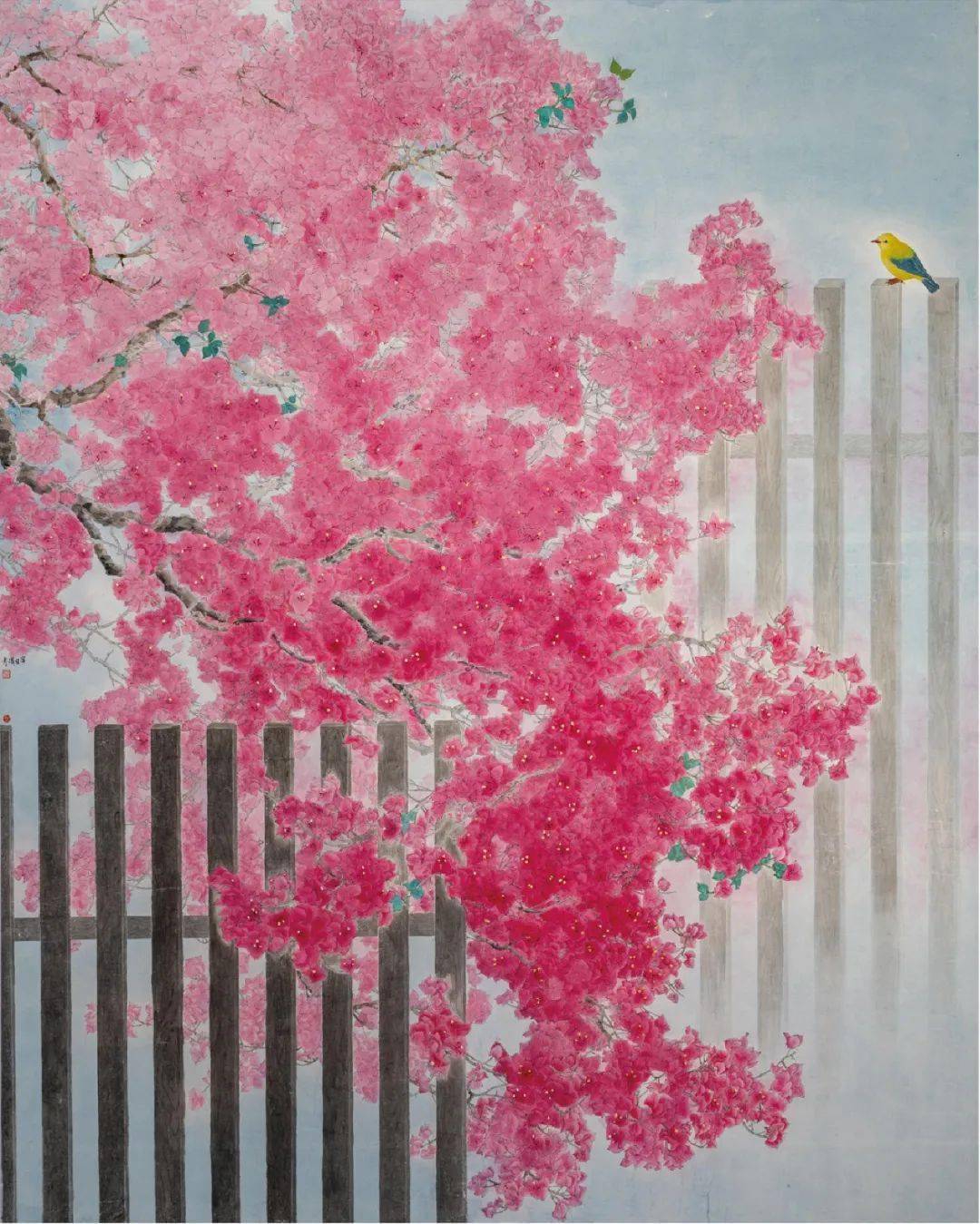 袁清秀 满园春色关不住240cm×200cm 福建