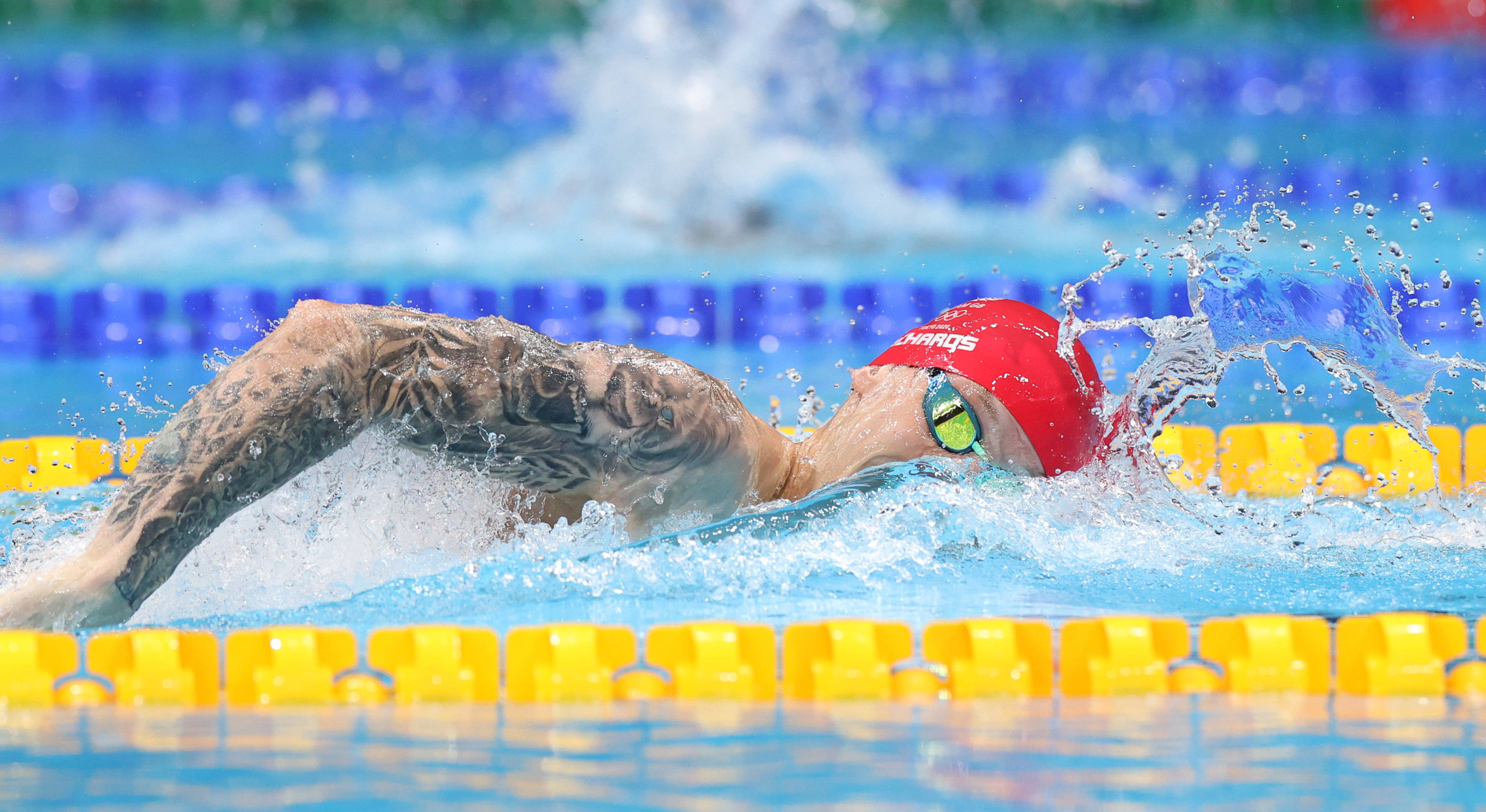 游泳—男子4x200米自由泳接力决赛:英国队夺冠