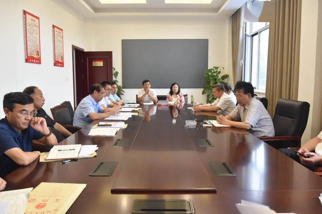 县发改局局长王培亭,县审计局局长李云飞,菏泽市生态环境局东明分局