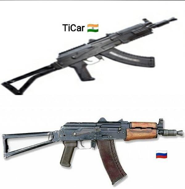 印度公开国产最新卡宾枪居然是俄罗斯40年前的老枪