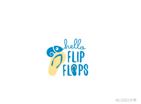 拖鞋元素logo设计欣赏