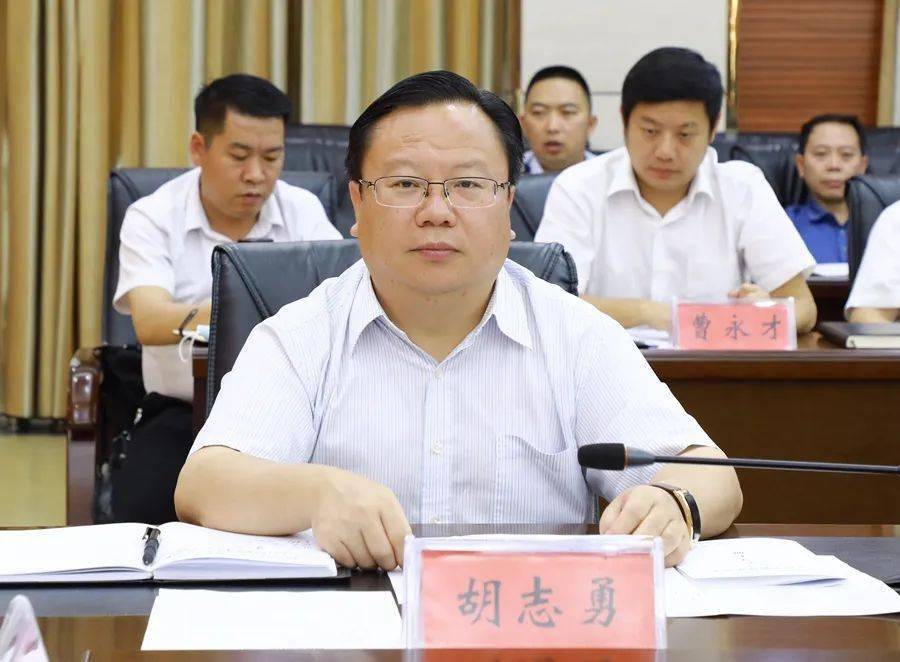 胡志勇讲话会议还审议研究了其他相关工作事项.