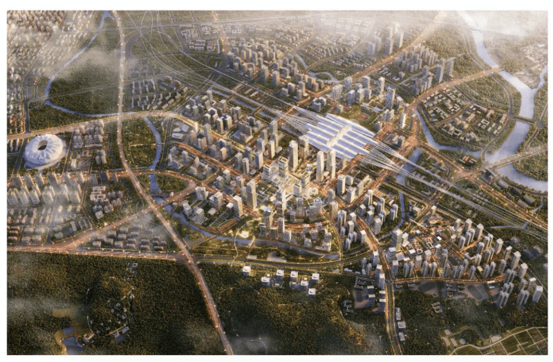 广州南站核心区城市设计公布,将打造粤港澳大湾区新城市客厅_枢纽