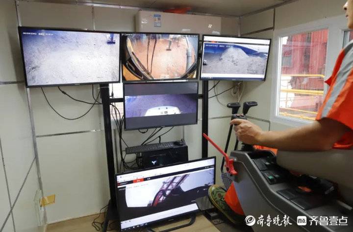 项目|船舱内挖掘机作业无人化！烟台港40万吨码头一项目填补国内空白