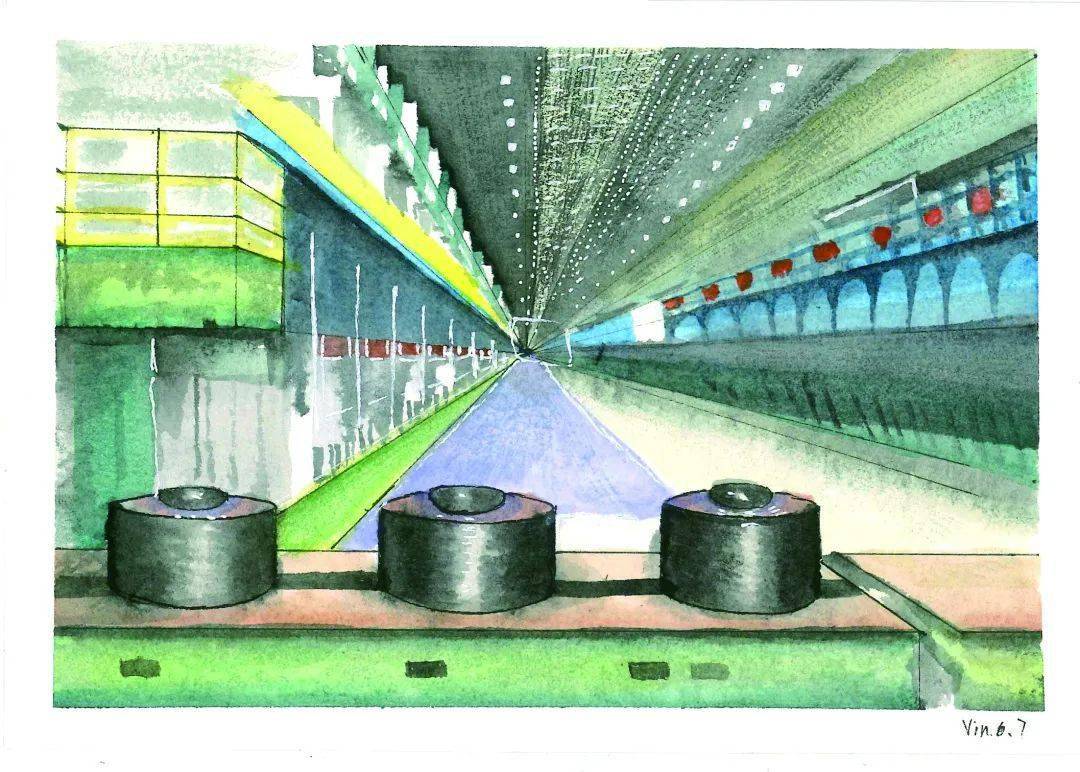 昆钢职工的钢铁题材手绘!张张惊艳!来看看有没有你熟悉的场景!