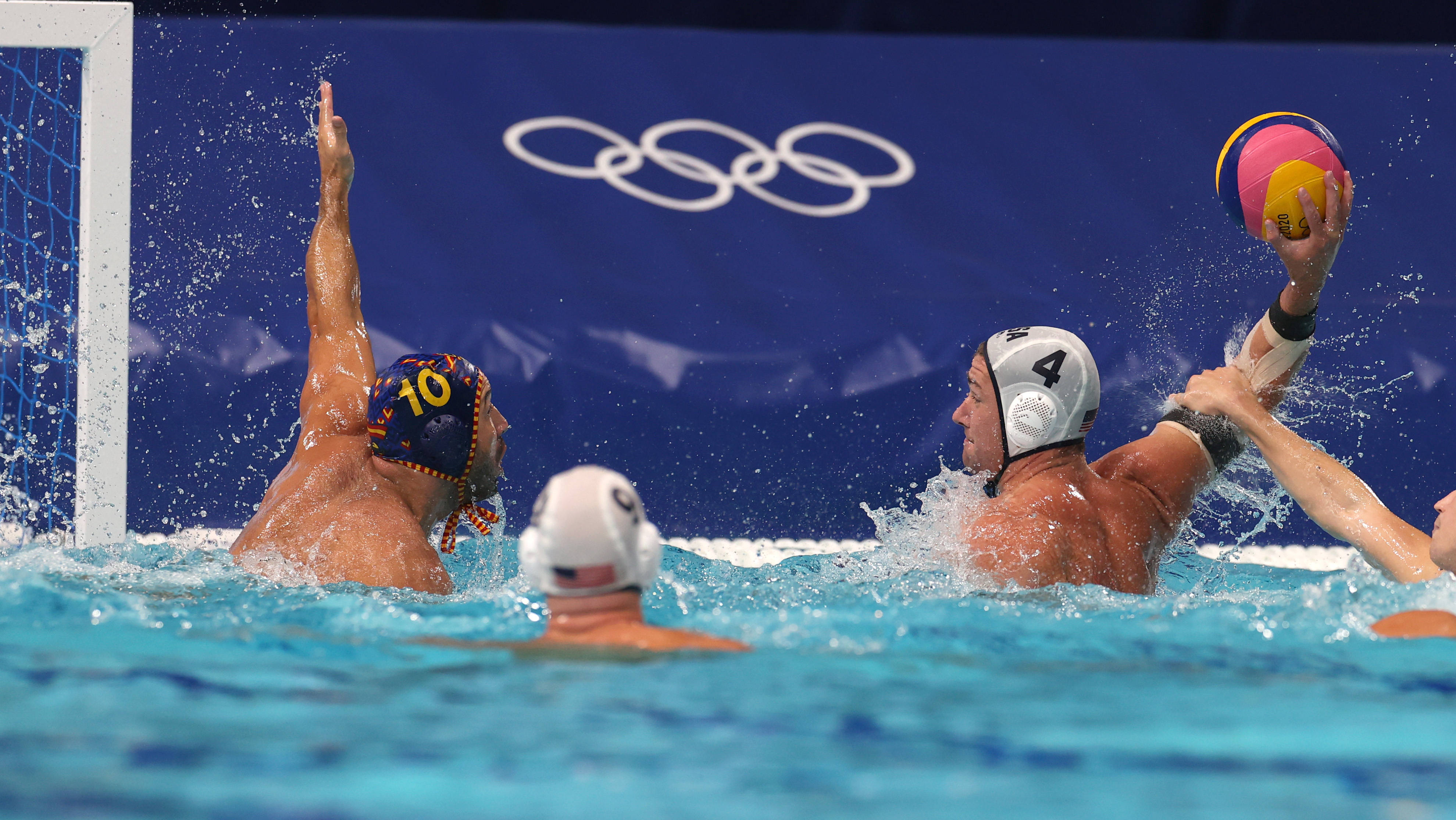 水球男子四分之一决赛西班牙胜美国