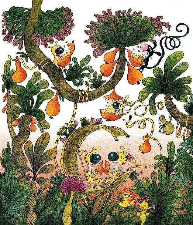 选自《小长尾豹去上学》孩子一天中精力最旺盛的时间是在学校度过的