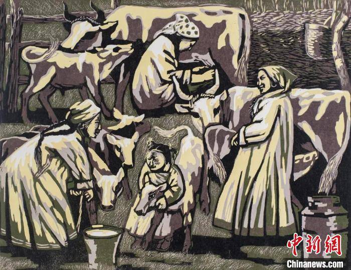 参展|“黑龙江省美术馆藏草原风情版画展”开展 尽展草原风情