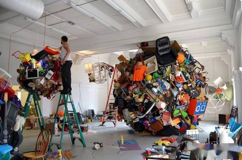 创意环保艺术装置你的垃圾都成了艺术品