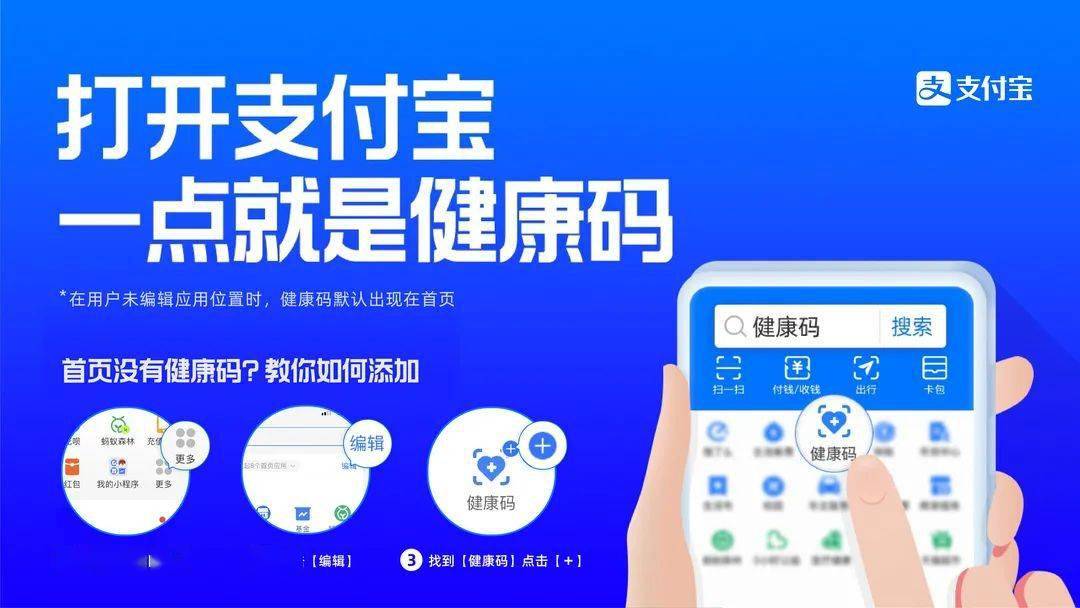 支付宝首页就有健康码,点击就能迅速查验,特别方便